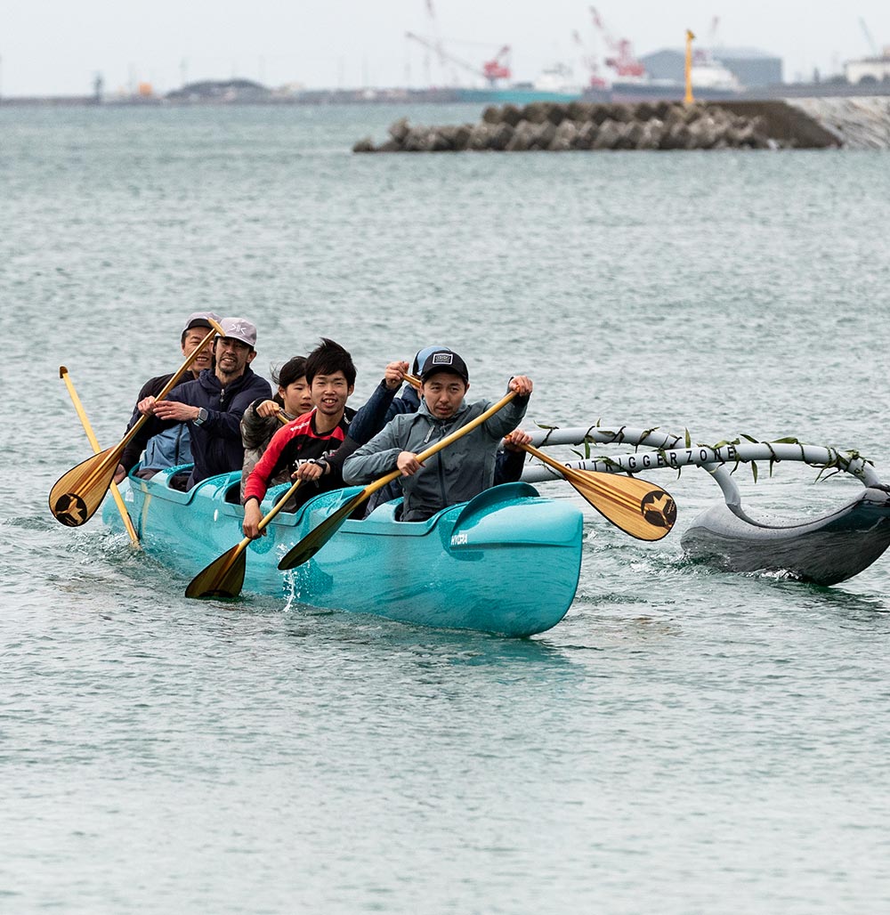 vaa02|今治のしまなみ海道では
瀬戸内海の穏やかな海でカヌーを楽しむことができます。